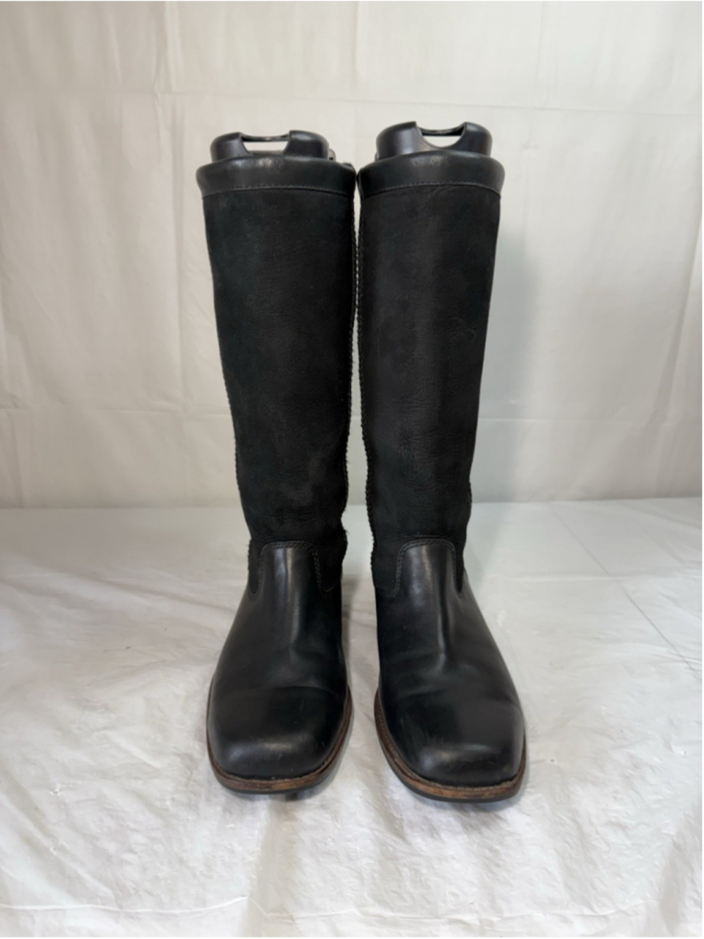 UGG Womens Brooklyn black Sherpa Lined Tall Boots 5594 Size 10